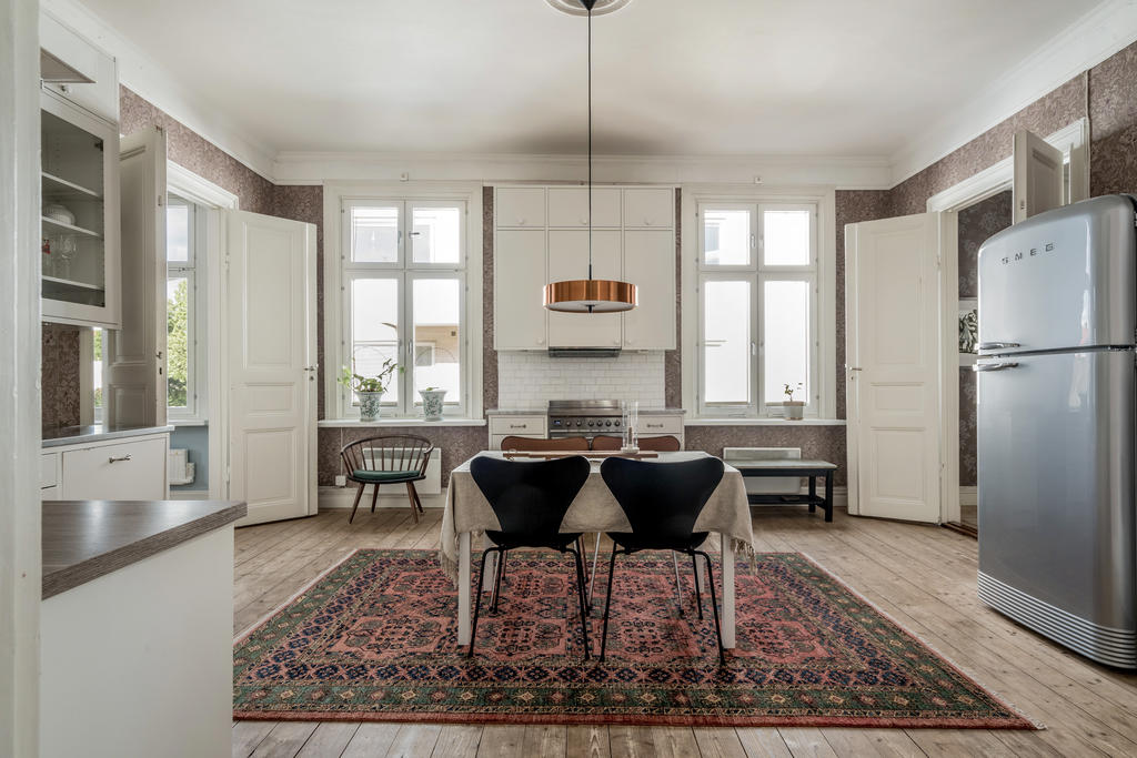 Rymligt och funktionellt kök med inredning från Marbodal.