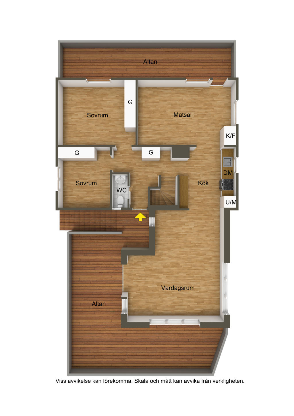 Övre plan 3d