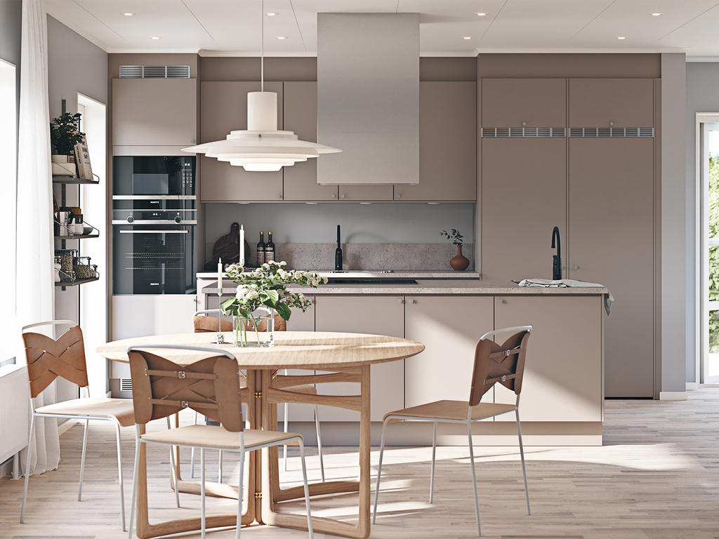 Inspirationsbild från Myresjöhus husmodell Smart 147 Modern