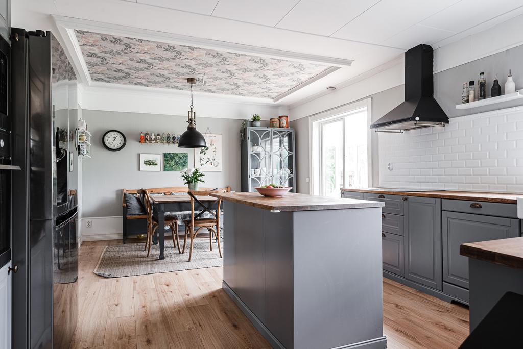 Smakfullt kök med vackra detaljer