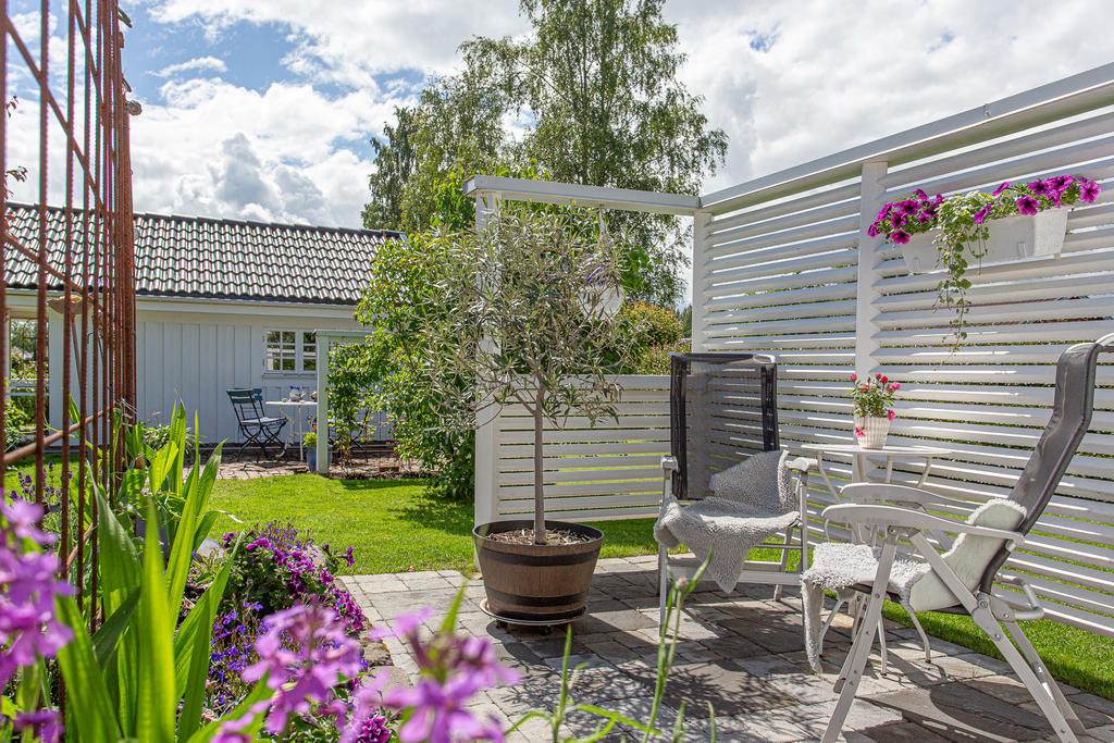 Baksidan av huset