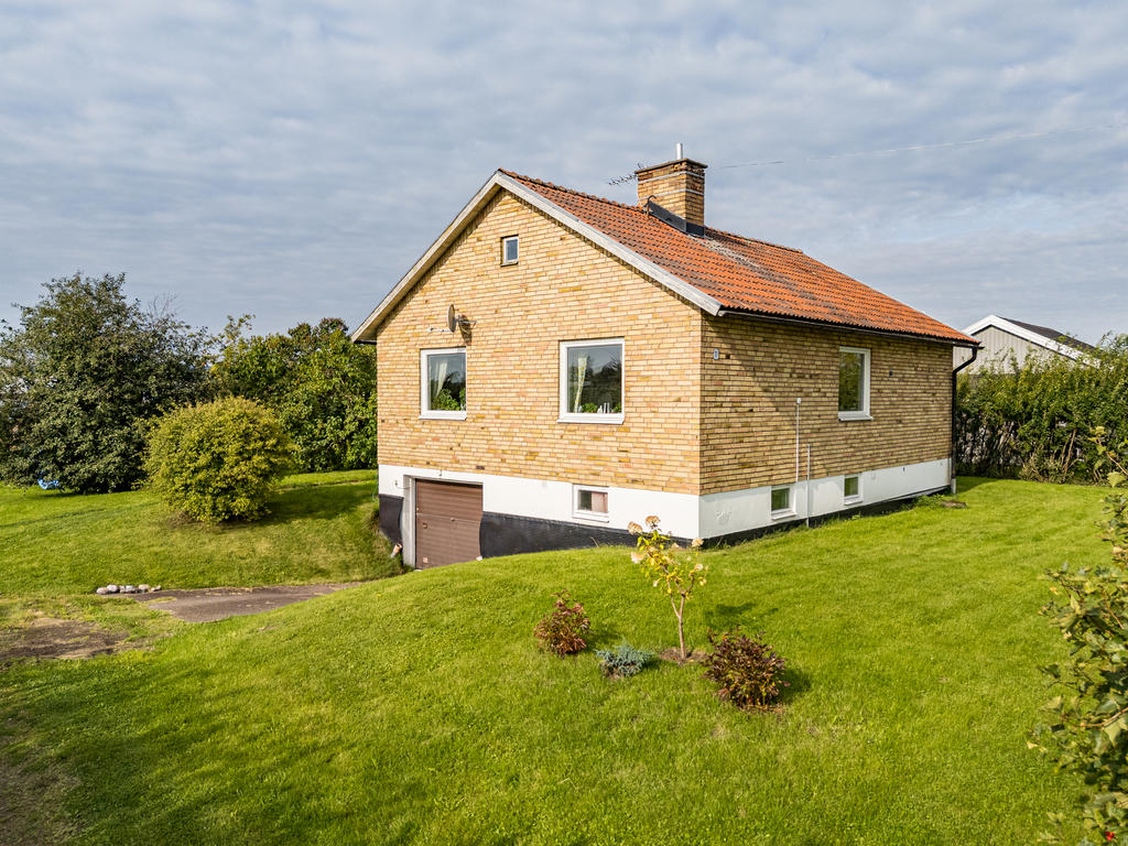 Huset sett från gatan