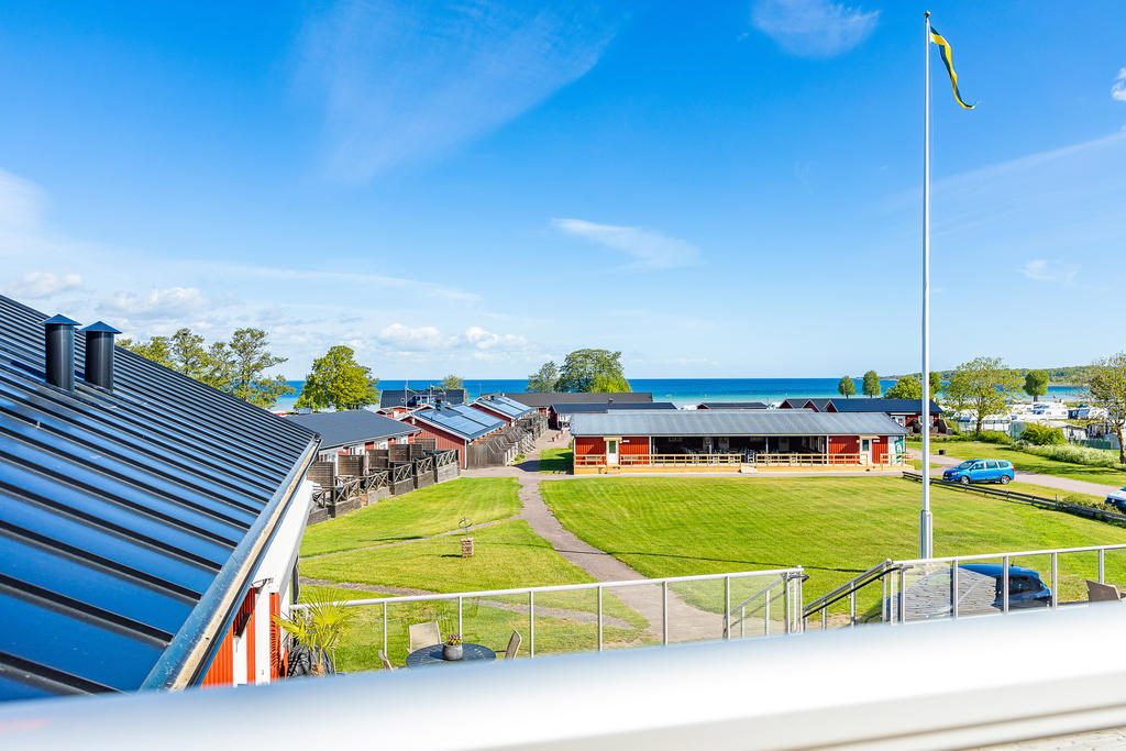 Utsikt från takterrass/balkong.