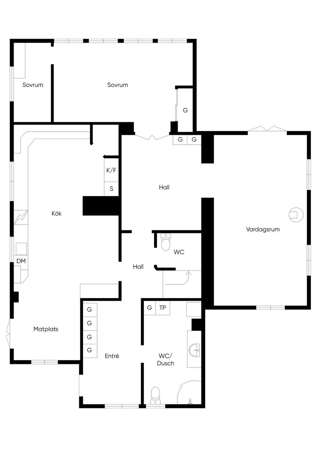 Planlösning - Entréplan