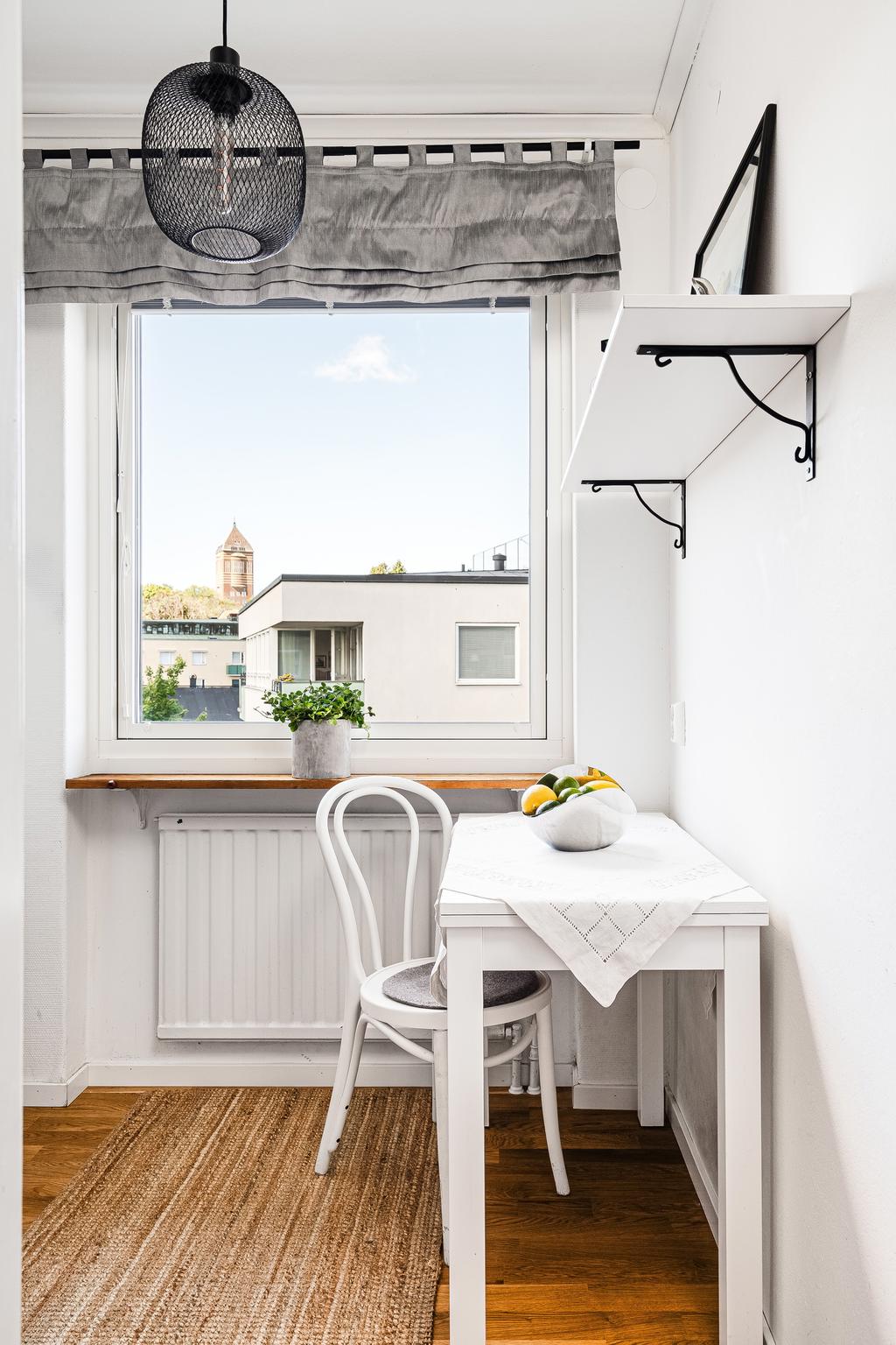 Utrymme för möblering av matplats i kök