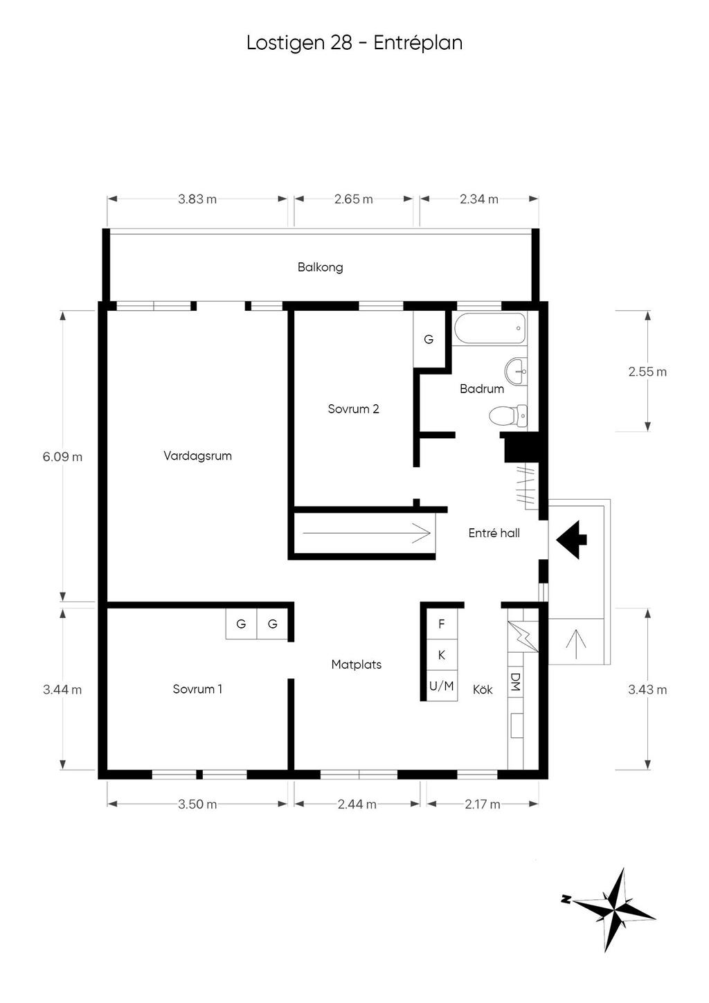 Planritning entréplan