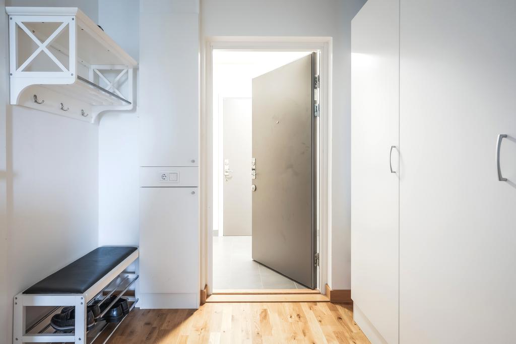 Hall med gott om förvaring