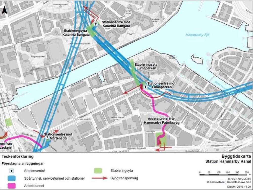 Tunnelbanan till Sjöstaden