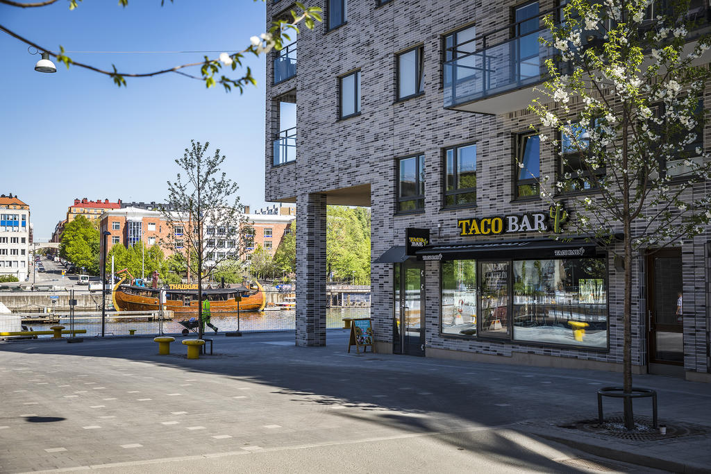 Taco bar på Fredriksdalsgatan vid kajen