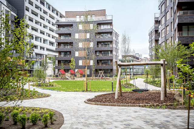 Föreningens fina innergård