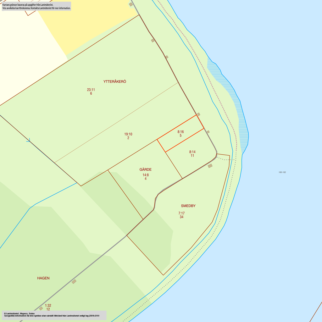 Fastighetskarta skifte