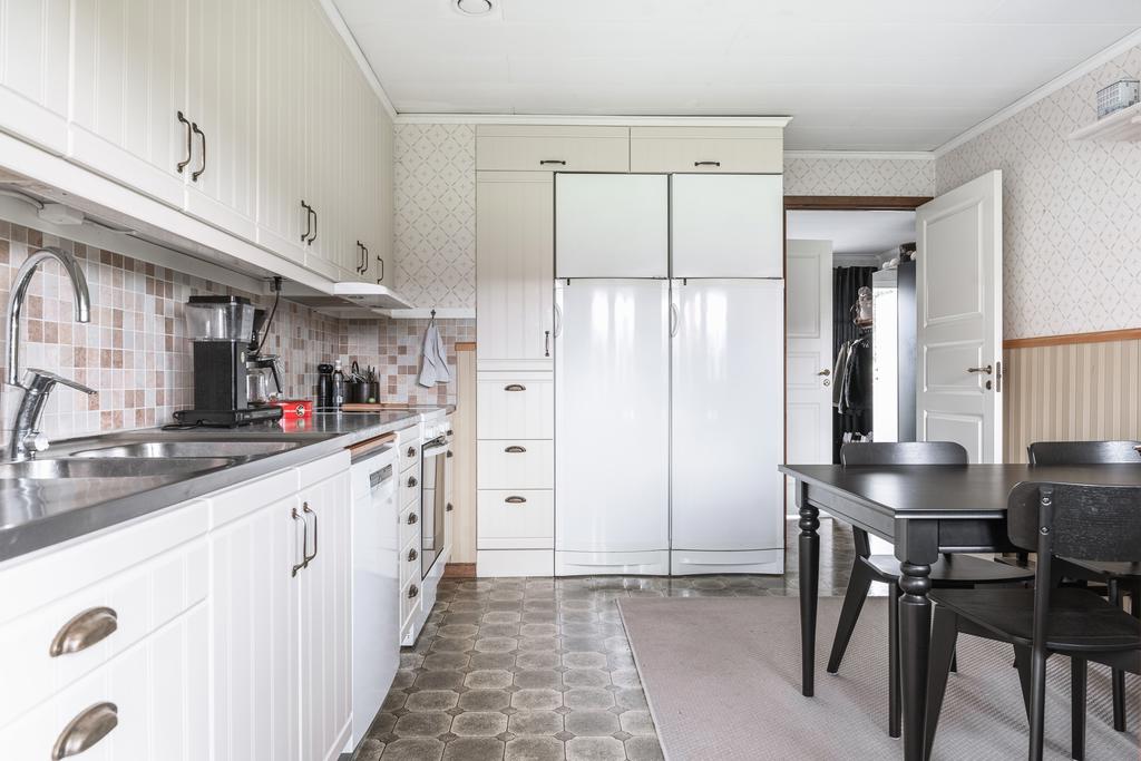 Här finns plats för både matlagning och umgänge i vardagen.