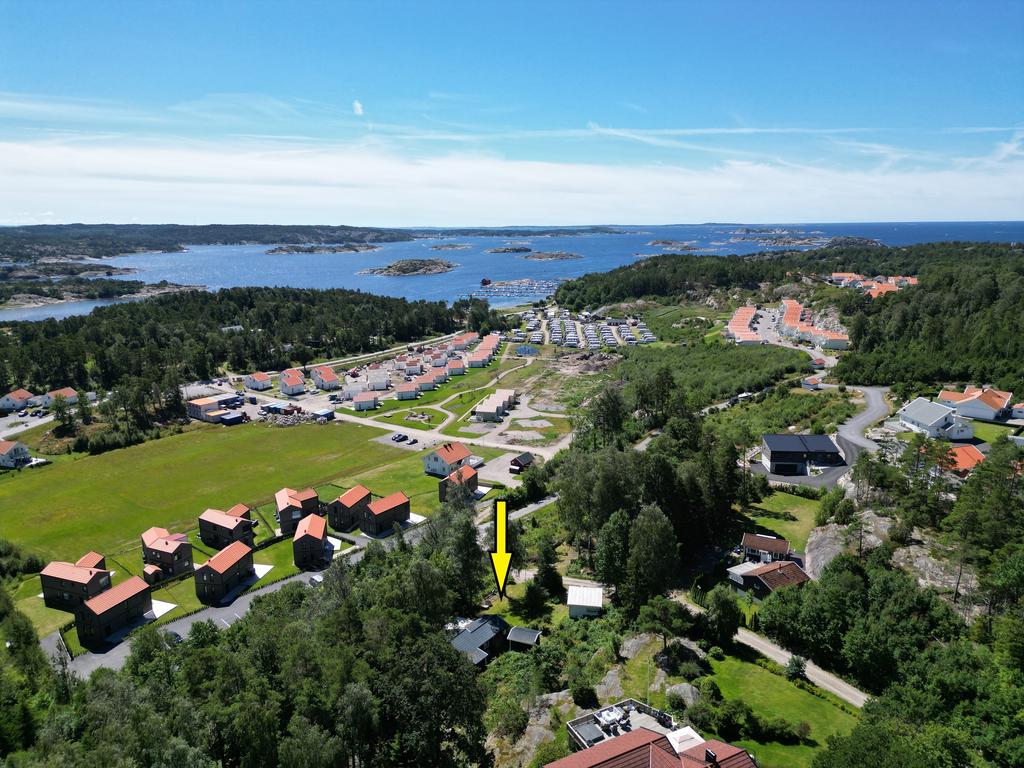 Flygbild på belägenheten i Kungbäck!