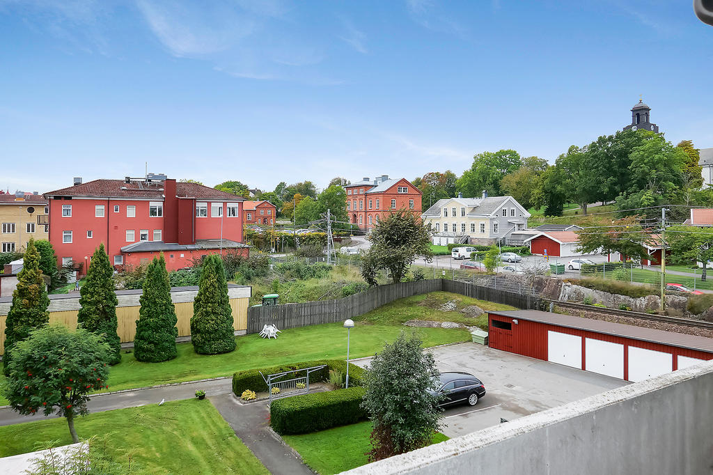 Utsikt ifrån balkongen 