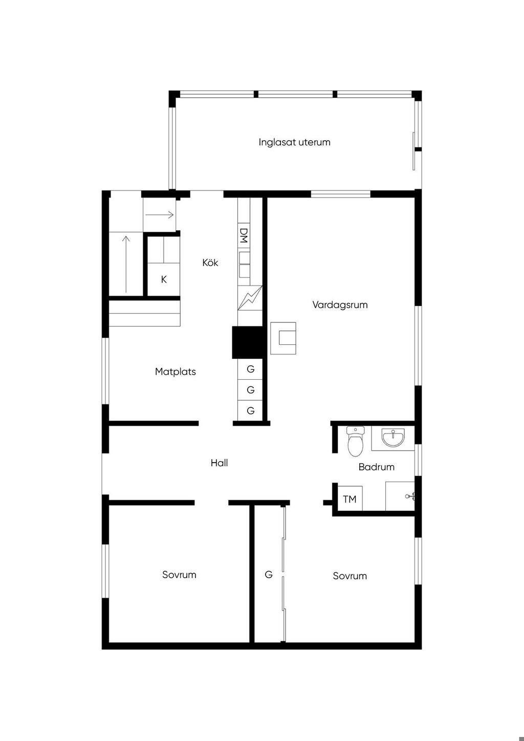 Planlösning - Entréplan