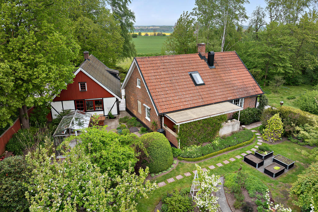 Trädgården från ovan