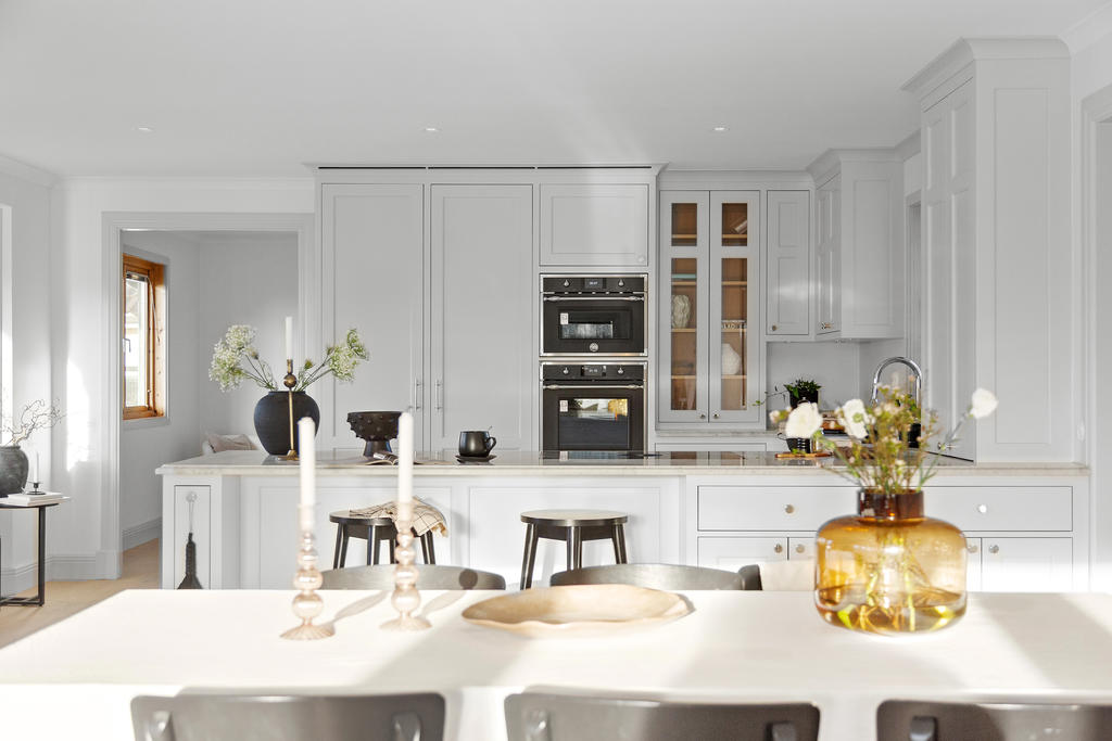 Plats för matbord i anslutning till köket