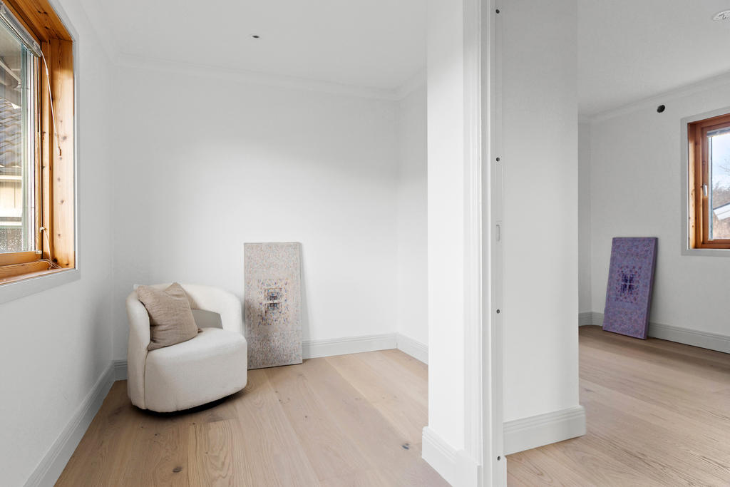 Möjligt arbetsrum med sovrum innanför