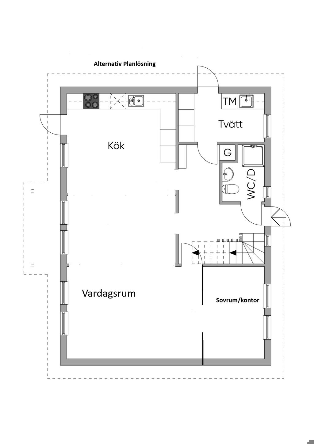 alternativ planlösning 