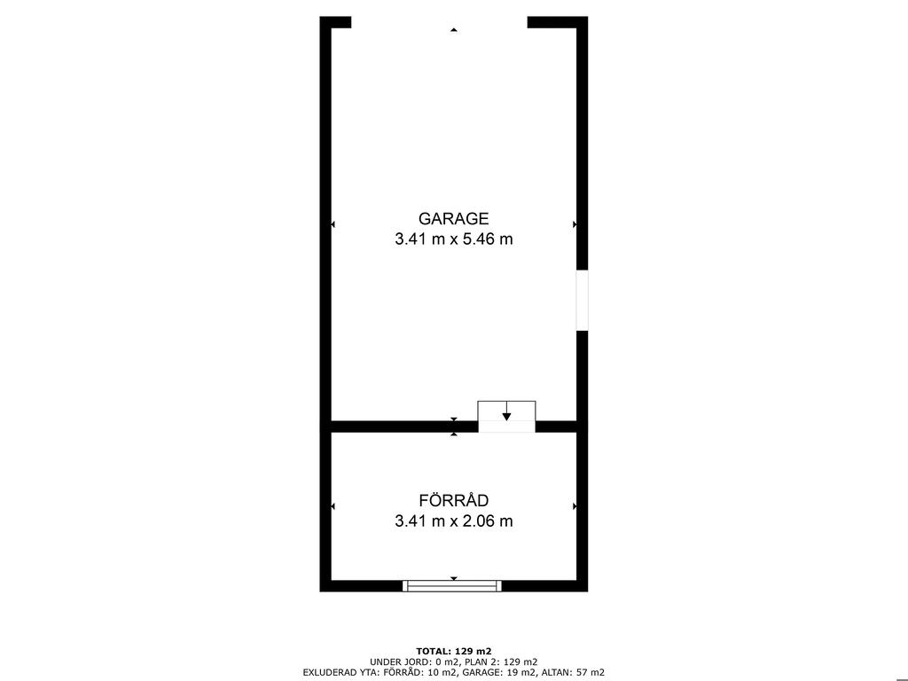 Garage med mått