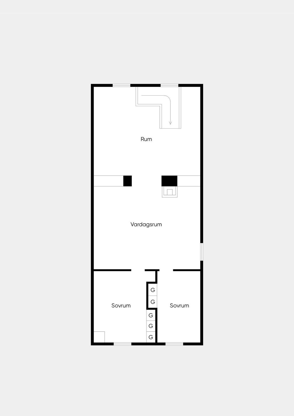 Övre plan.