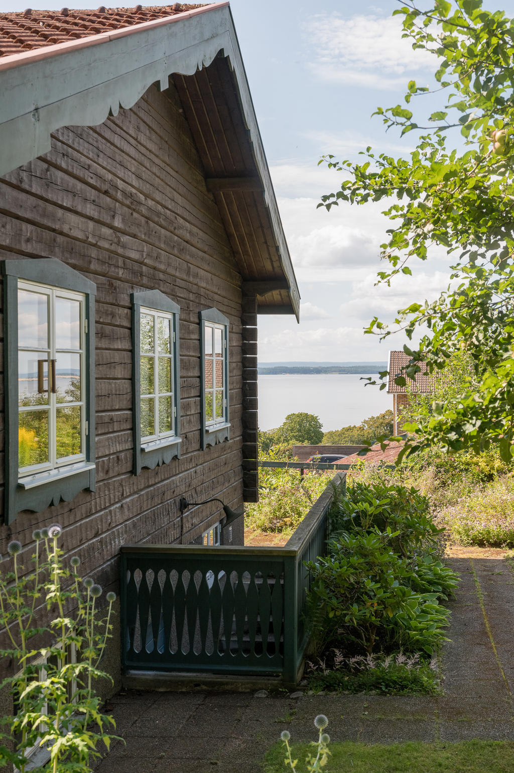 Källarutgång på norrgaveln