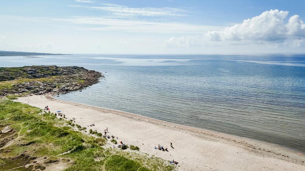 Badstrand i Långasand 
Foto: Destination Falkenberg
