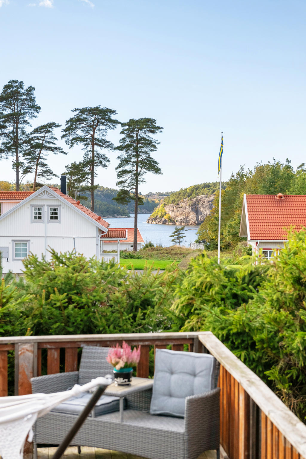 Fina vyer från altan!