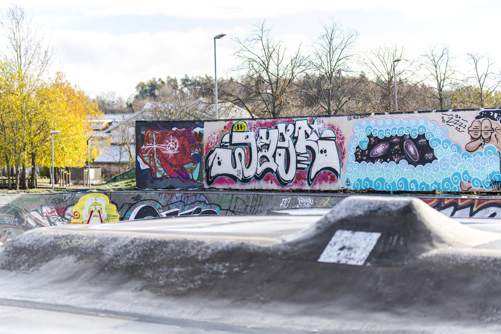 Här är skatebordparken!