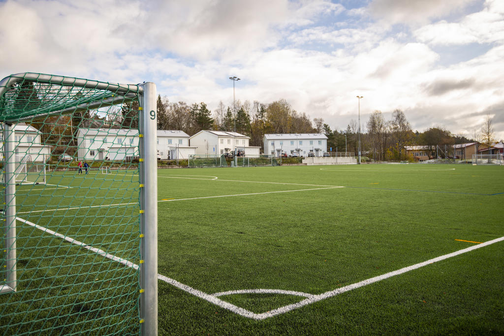 Fotbollsplaner där Stenkullens Goik huserar