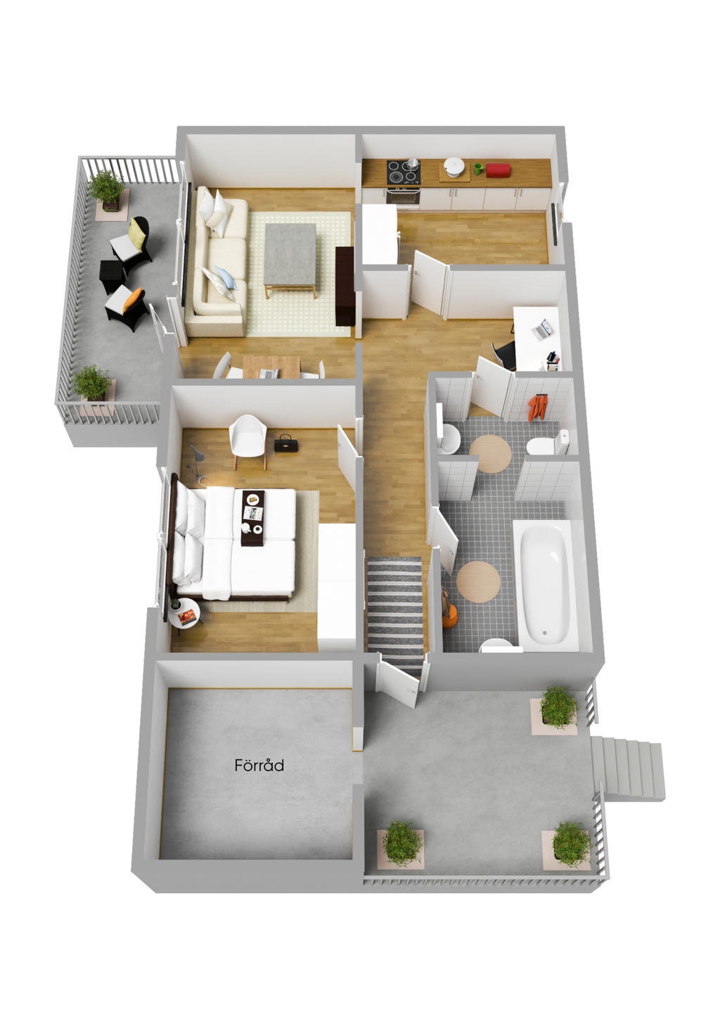 Planlösning 3D