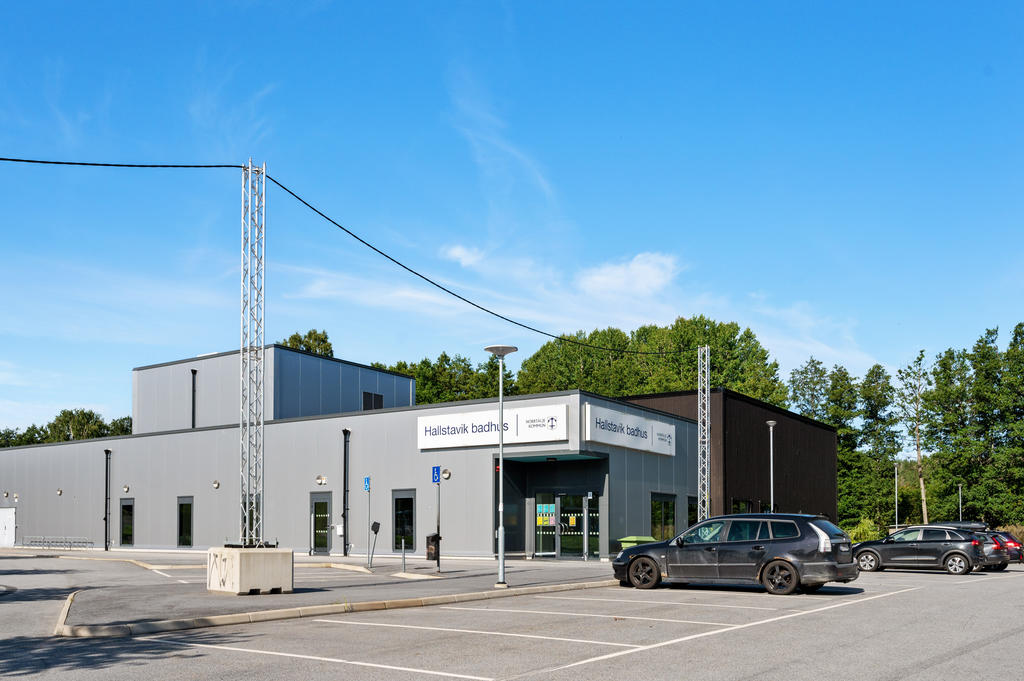 Nytt fint badhus på gångavstånd