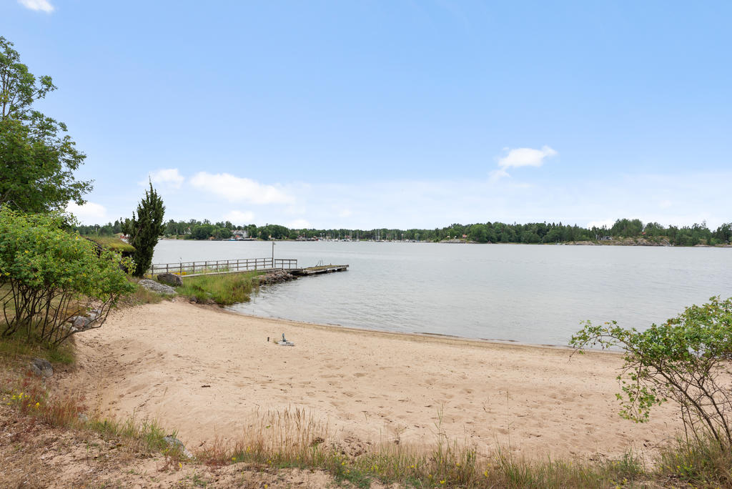 Utsikt från sandstranden