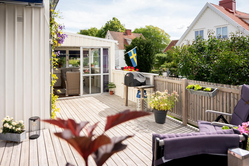 Ett otroligt välskött hus. 