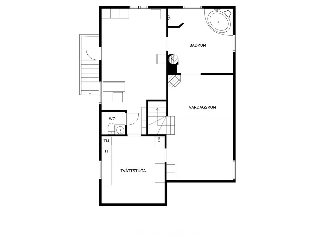 Planlösning källarplan