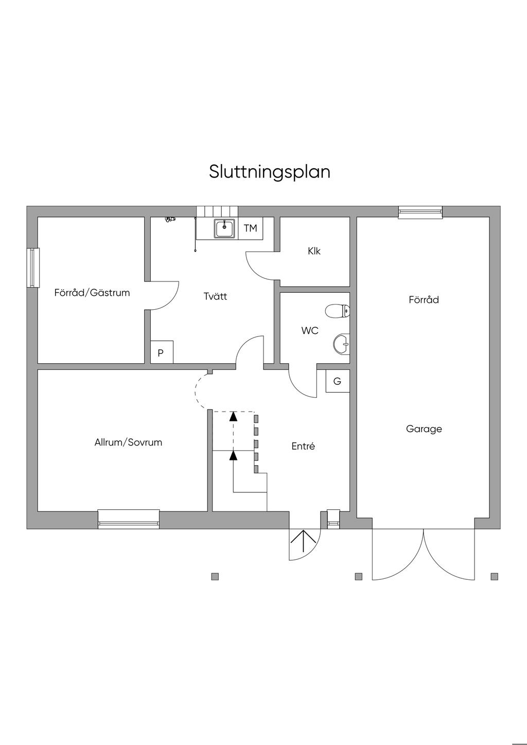 Entréplan / Sutterängplan