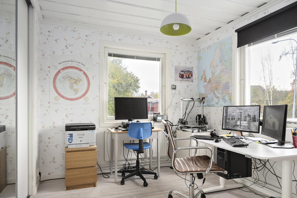 Kontor/sovrum, entréplan