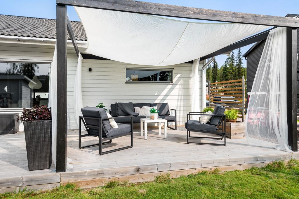 Altan med pergola