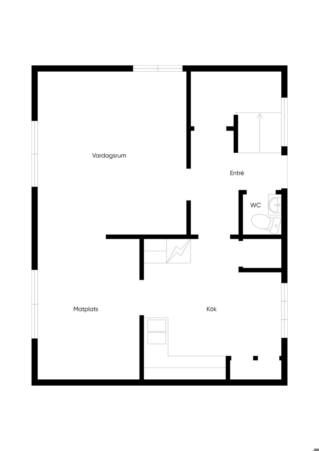 Planlösning - Entréplan