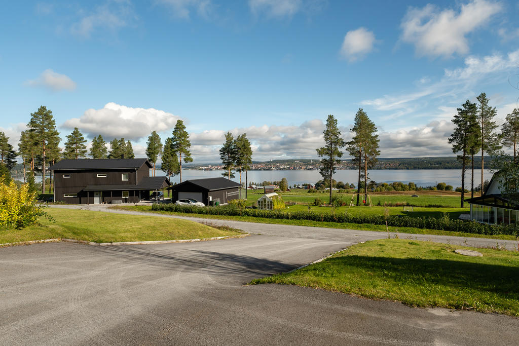 Vacker utsikt mot Östersund. 