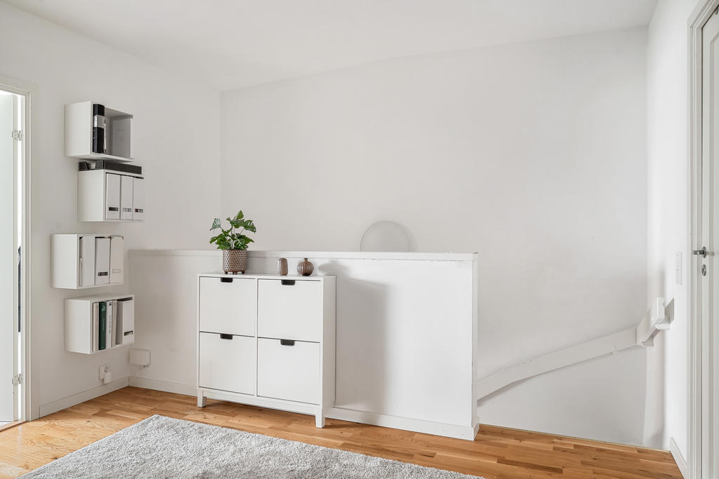 Hall på övre plan.