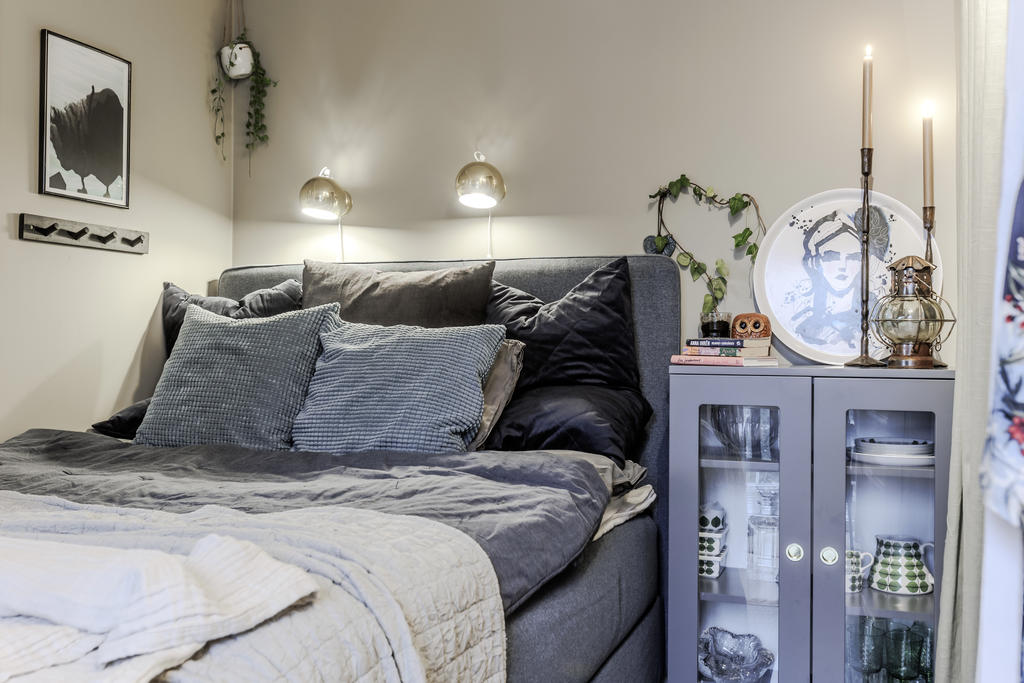 Plats för säng eller soffgrupp