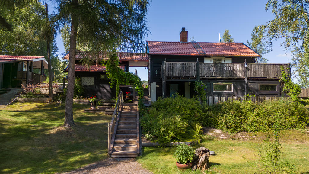 Framsidan av huset