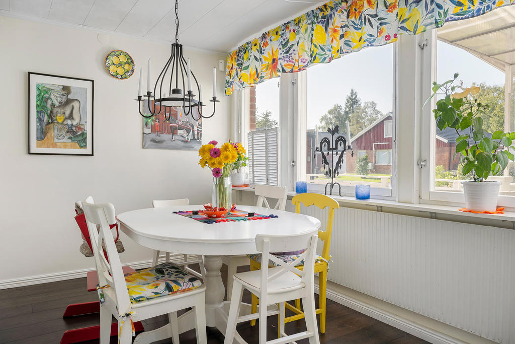 Utrymme för matplats i kök