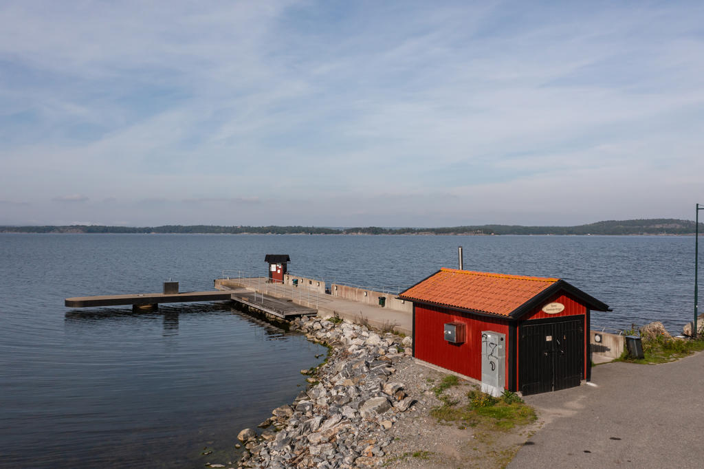 Trinntorps brygga för Waxholmsbåt