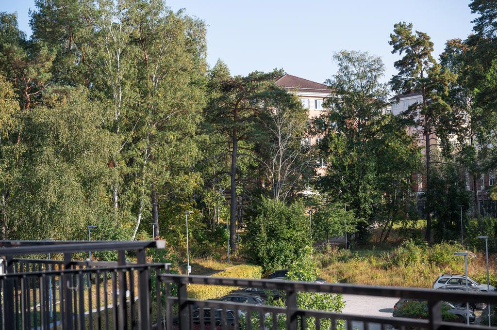 Utsikt från delar av terrassen