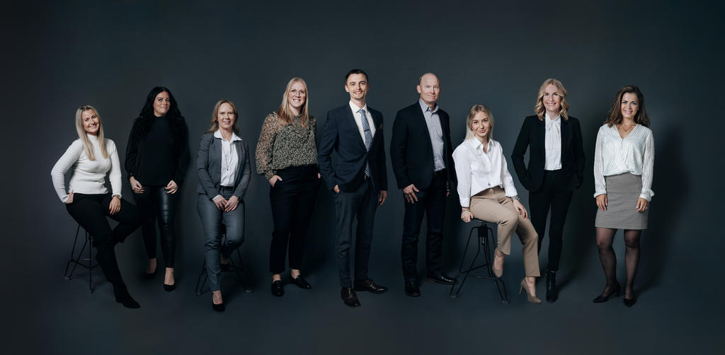 Här är vi - teamet som hjälper dig att hitta hem i Kungsbacka.