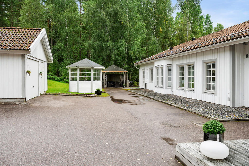 Framsidan av huset