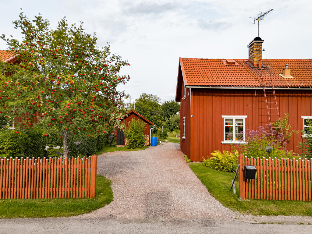 Stor uppfart för flera bilar