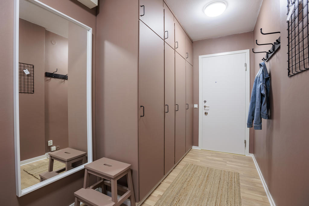 Entréhall med bra förvaring